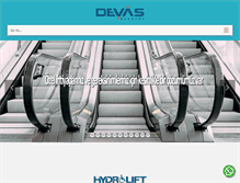 Tablet Screenshot of devas.com.tr
